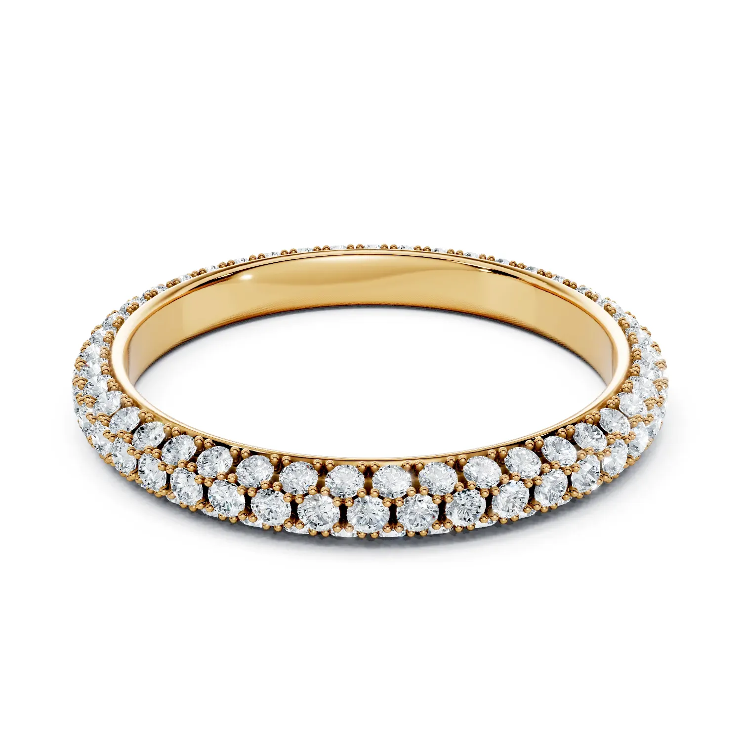 01 Eternity Multiple Row Pavé Setting Prunus mume Bezel Base Misaligned Arrangement full coverage round 2.5 01 Eternity Multiple Row Pavé Setting Prunus mume Bezel Base Misaligned Arrangement full coverage round 2.5