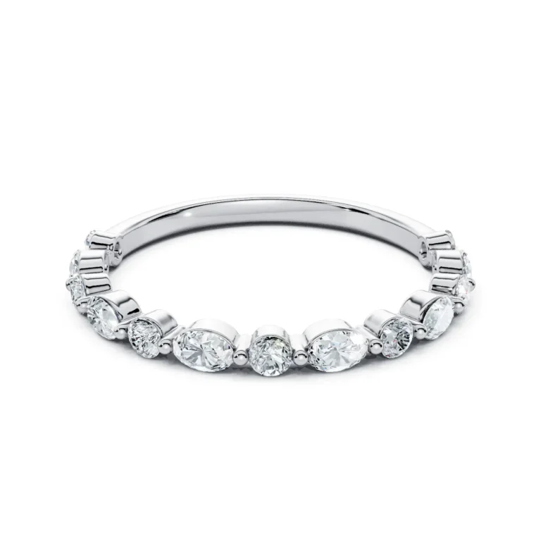 01 Eternity Stack Single Row Bar Setting Light Pass East West 3 4 coverage round oval 2.0