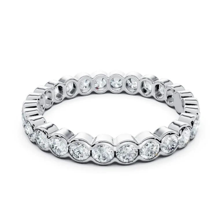 01 Eternity Stack Single Row Half Bezel Light Pass full coverage round 2.9