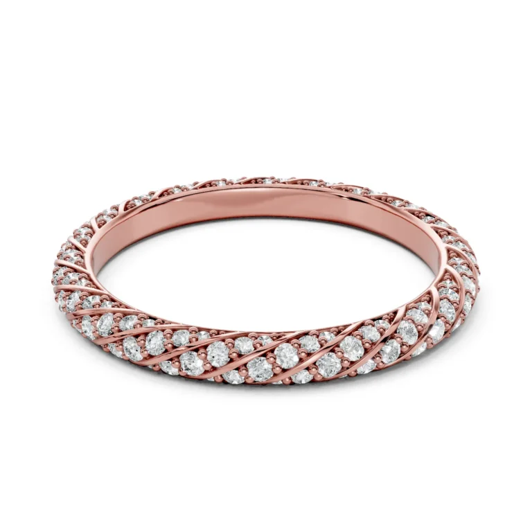 01 Fashion Multiple Row Pave Setting Prunus mume Bezel Base Decorative full coverage 2.29