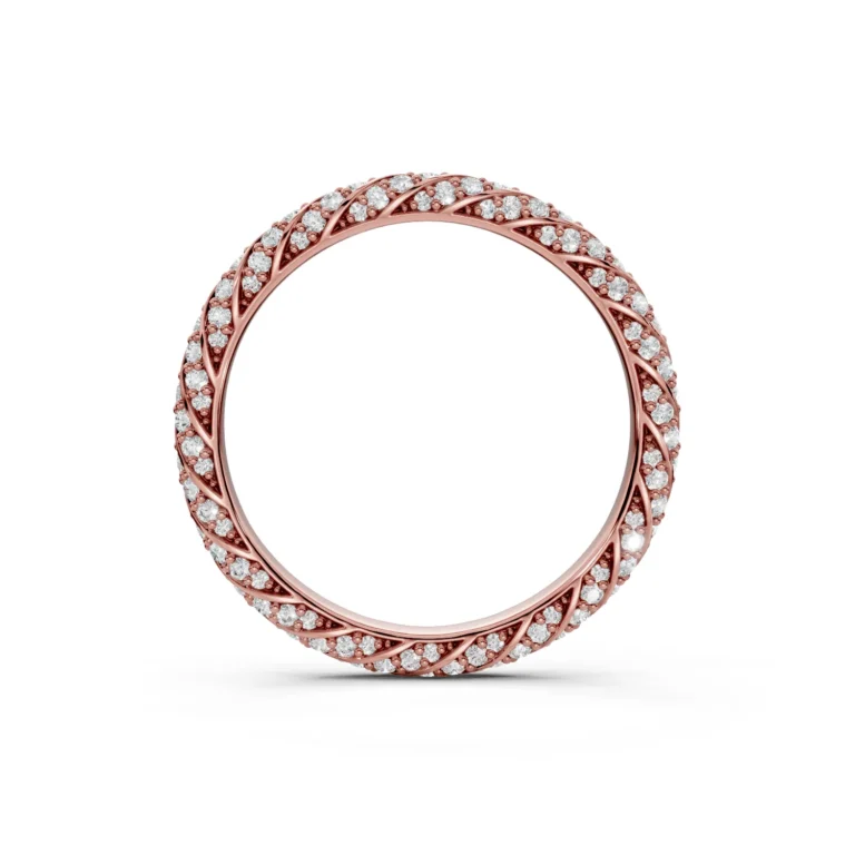 10 Fashion Multiple Row Pave Setting Prunus mume Bezel Base Decorative full coverage 2.210