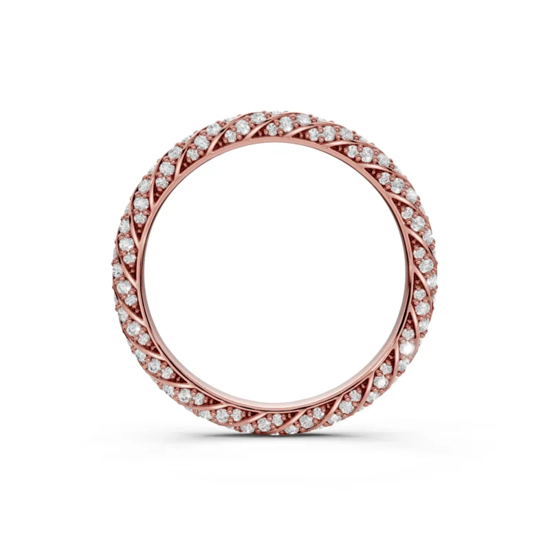 10 Fashion Multiple Row Pave Setting Prunus mume Bezel Base Decorative full coverage 2.210