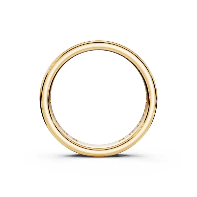 2 Eternity Single Row Channel Setting Light Pass full coverage comfort fit round 3.7