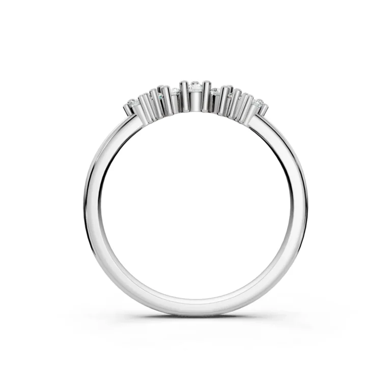 7 Single Row curved Prong Setting Round Prong Light Pass 14coverage comfort fit round