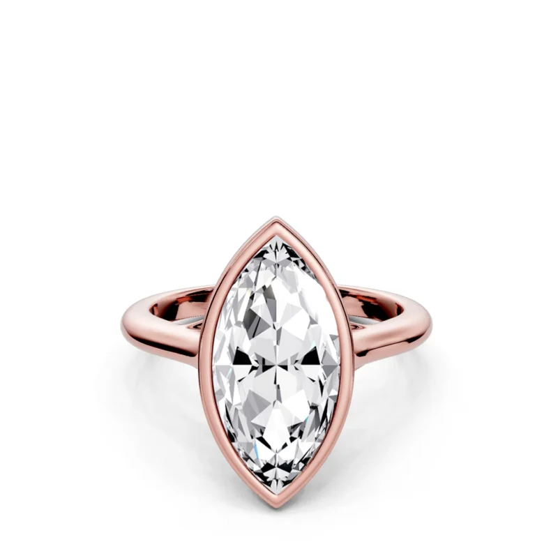 9 Solitary Fashion Bezel Bridge Floating Standard Profile Solitaire Standard marquise engagement ring 1