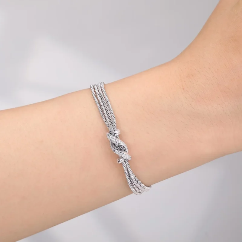 4 Luce Italian Braided Twist Bracelet