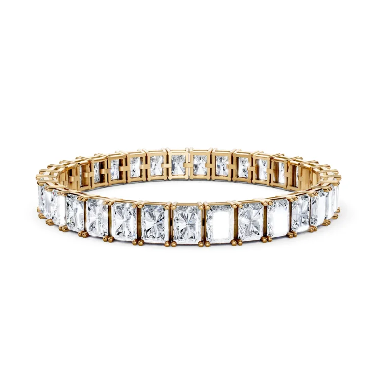 4 Tennis Four Prong Square Basket North South radiant