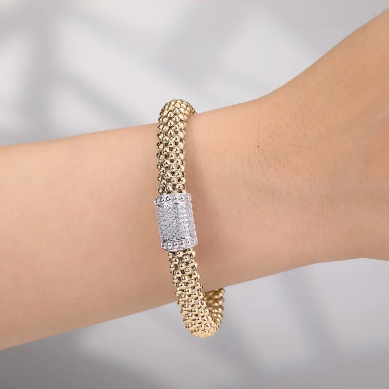 8 Fiore Vintage Millegrain Slim Cuff