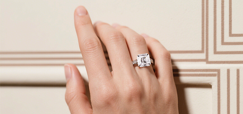 Asscher cut diamonds are incredibly versatile. Some styling inspiration