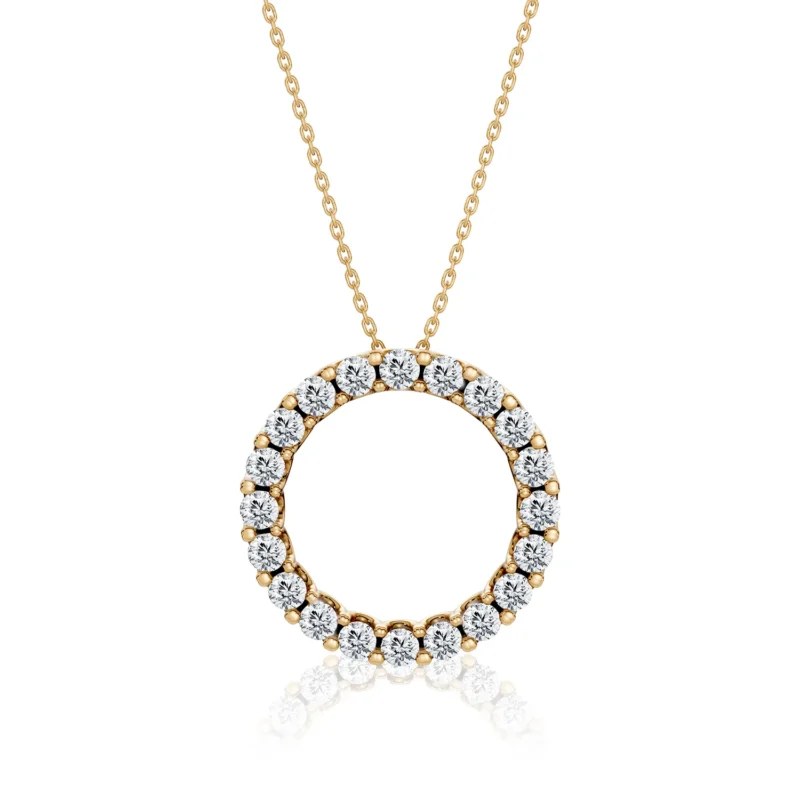 01 Pendant Pattern Prong U pave round