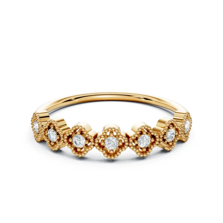 1 Stack Vivre Feature Pave Bead Bright Bezel Base 12 coverage