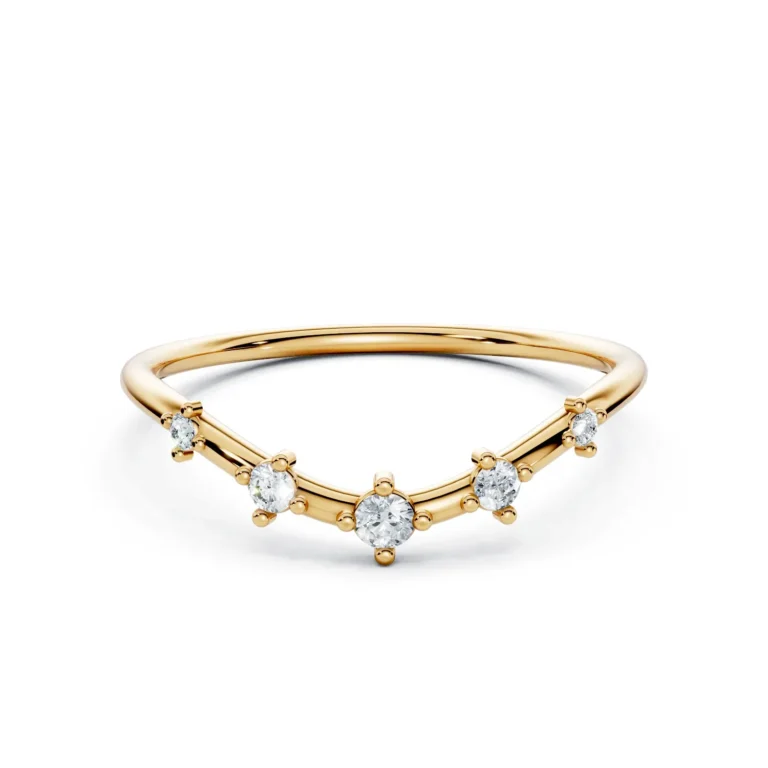 1 Stack curved Gentle Angle Prong Bezel Base Pinpoint 14 coverage